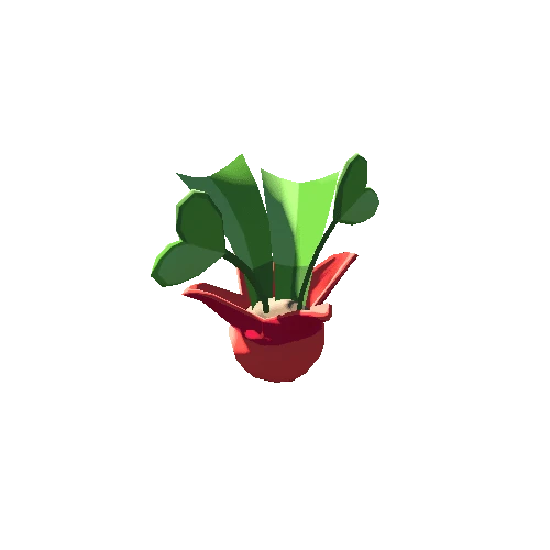 housepack_flowerVase_2 Red